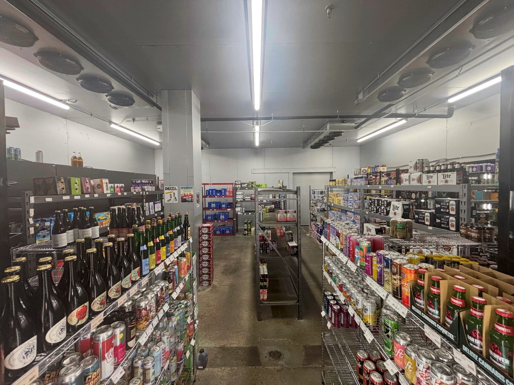 Beer cave interior